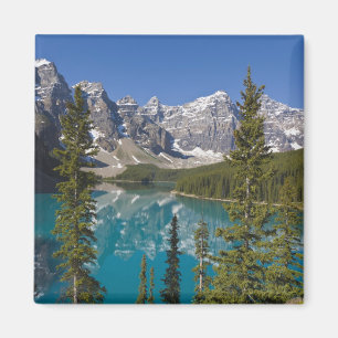 Moraine Lake, Canadian Rockies, Alberta, Kanada 2 Magnet
