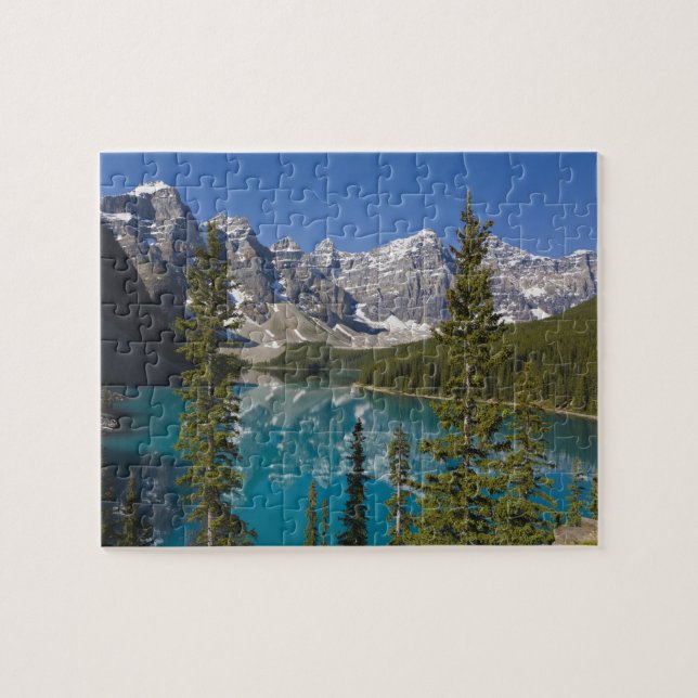 Moraine Lake, Canadian Rockies, Alberta, Kanada 2 Puzzle (Horizontal)
