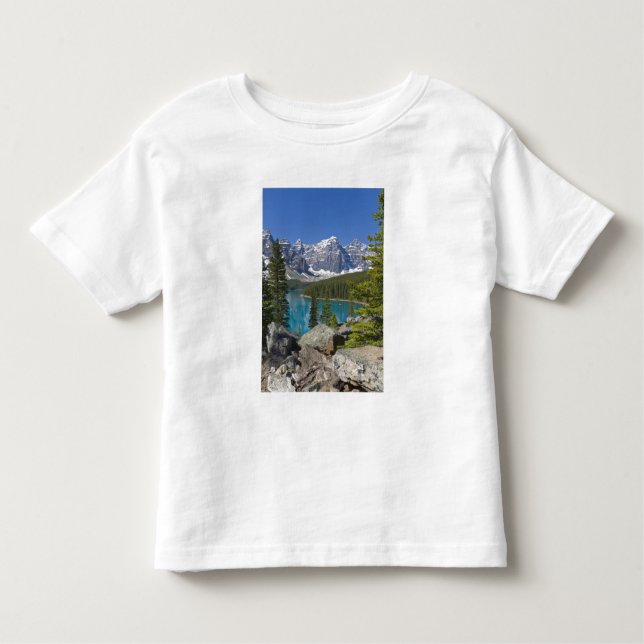 Moraine Lake, Canadian Rockies, Alberta, Kanada Kleinkind T-shirt (Vorderseite)