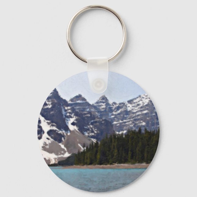 Moraine Lake in Banff Schlüsselanhänger (Vorderseite)