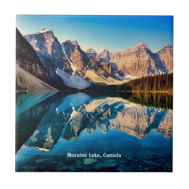 Moraine Lake, Kanada, Fliese (Vorderseite)