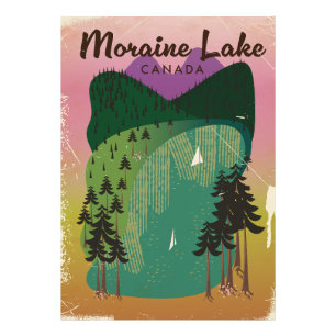 Moraine Lake Kanada Fotodruck