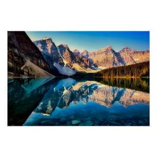 Moraine Lake, Kanada, Poster