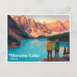 Moraine Lake Kanada Postkarte