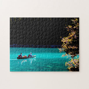 Moraine Lake Kanada. Puzzle