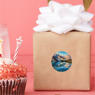 Moraine Lake, Kanada, Runder Aufkleber