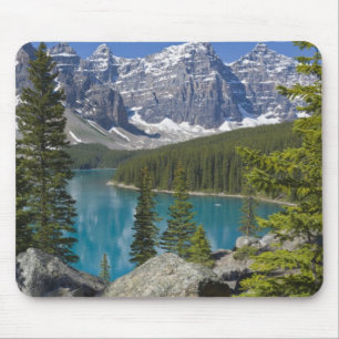 Moraine Lake, Kanadische Rocky Mountains, Alberta, Mousepad