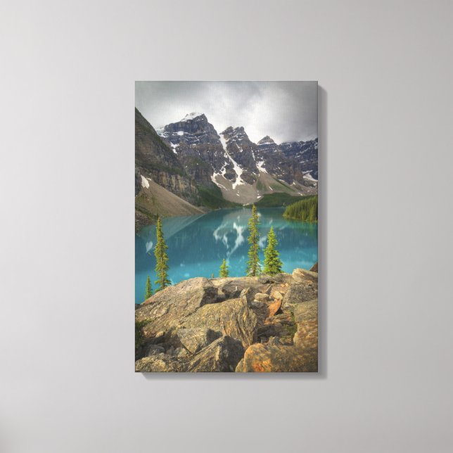 Moraine Lake Leinwanddruck (Vorderseite)