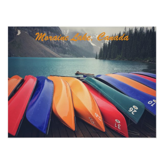 Moraine Lake Poster (Vorderseite)