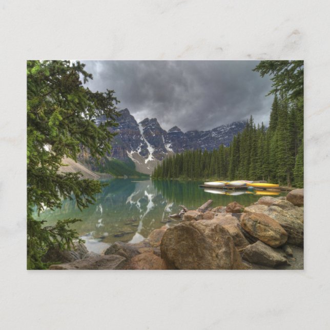 Moraine Lake Postkarte (Vorderseite)
