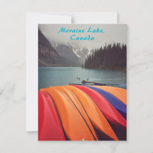 Moraine Lake Postkarte