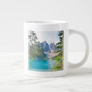 Moraine Lake und das Tal der Zehn Gipfel Jumbo-Tasse