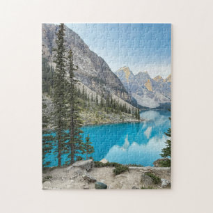 Moraine-See in Banff Canada Puzzle