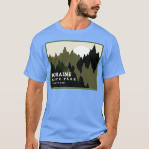 Moraine Staat Park Pennsylvania Wald Sunrise T-Shirt