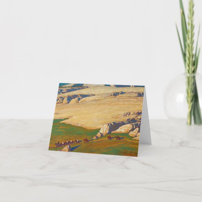 Moraine und Wiese, Sierra Nevada, Kalifornien Dankeskarte (Vorderseite)