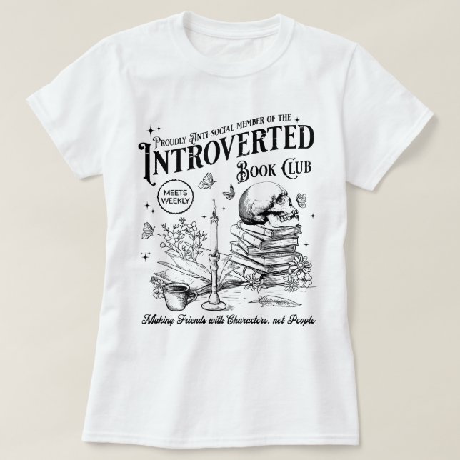 Moral Gray Book Club Dunkle Romance Buch Lover T-Shirt (Design vorne)