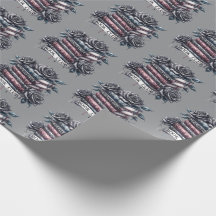 Moral Gray Book Club Wrapping Paper