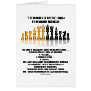 Moral reflektierenden Schachs Schach-Benjamin