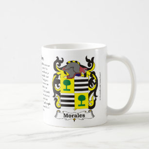 Morales-Familien-Wappen Tasse