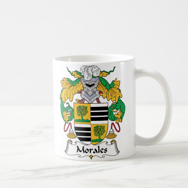 Morales-Familienwappen Tasse (Rechts)