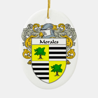 Morales-Wappen/Familienwappen Keramik Ornament