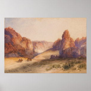 Moran - Der Felsen von Acoma New Mexico 1902 Poster