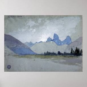 Moran - Die Tetons Idaho 1879 Poster