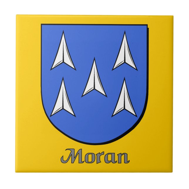 Moran Family Shield Fliese (Vorderseite)