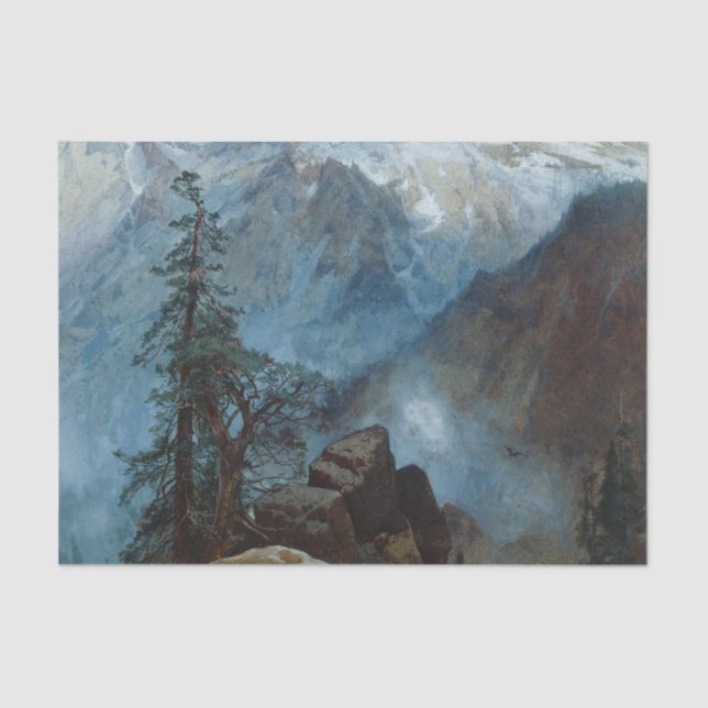 Moran Gipfel der Sierras Painting Seidenpapier (Vorderseite)