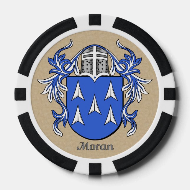 Moran Heraldic Arms Pokerchips (Vorderseite)