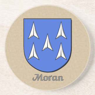 Moran Heraldic Shield Sandstein Untersetzer