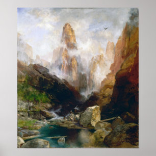 Moran - Mist in Kanab Canyon, Utah Poster