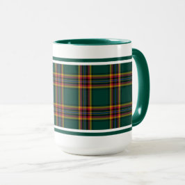 Moran Tartan Forest Green Irish Kariert Tasse
