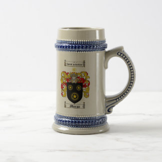 Moran Wappen Stein Bierglas