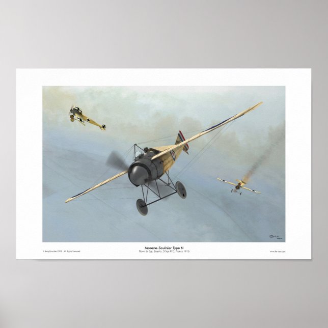Morane-Saulnier Typ N Poster (Vorne)