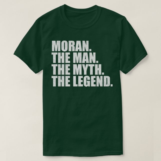 MoranMoran Familienname Moran Nachname Moran Surna T-Shirt (Design vorne)