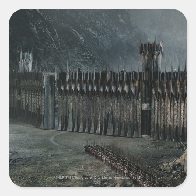 Morannon Quadratischer Aufkleber (Vorderseite)