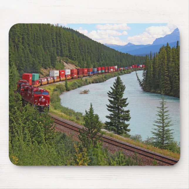 Morant's Curve Railway and Bow River Mouse Pad Mousepad (Vorne)