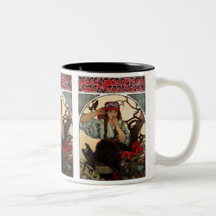 Moravian Lehrer Zweifarbige Tasse