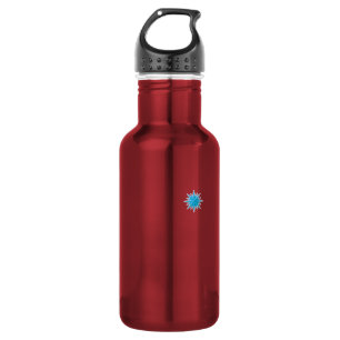 Moravian Star Line - Hellblau Edelstahlflasche