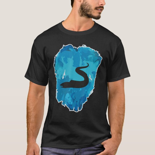 Moray Eel in einem Eisblock für die Ewigkeit T-Shirt (Vorderseite)