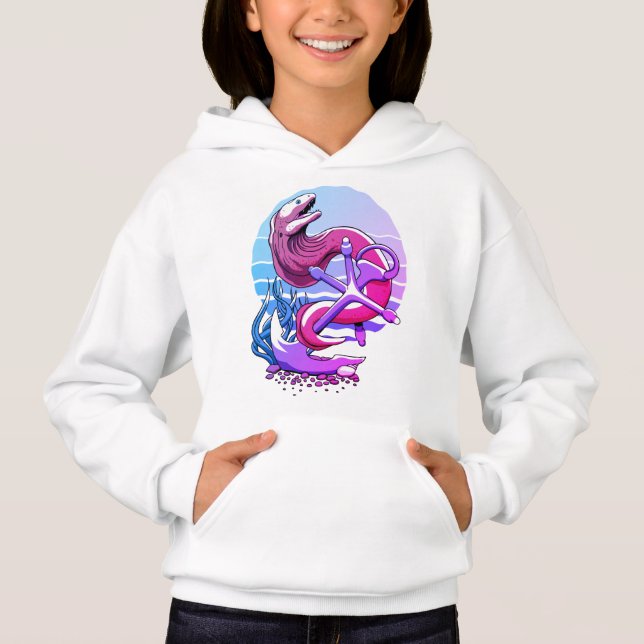 Moray Eel und Anchor Hoodie (Vorderseite)