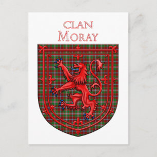 Moray of Abercairny Tartan Scottish Kariert Postkarte