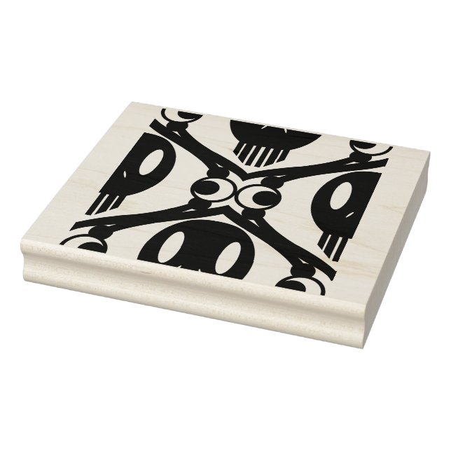 Morbid Faces Gummistempel (Stempel)