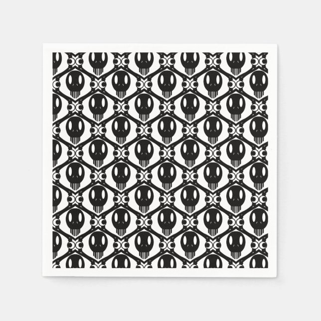 Morbid Faces Serviette (Vorderseite)