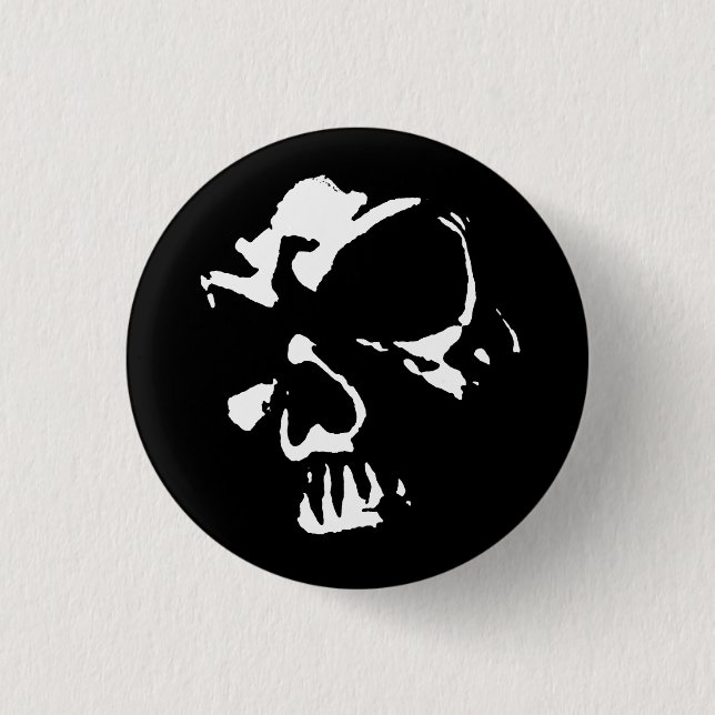 Morbid Skull Button (Vorderseite)