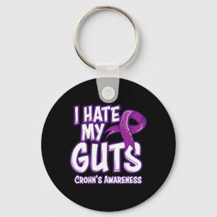 Morbus Crohn Awareness-Geschenk Lustig Hass auf de Schlüsselanhänger