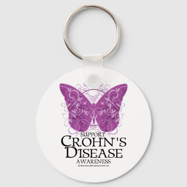 Morbus Crohn Schlüsselanhänger (Vorderseite)