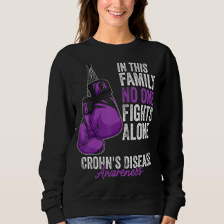 Morbus Crohn's Disease Awareness Month Gloves Gree Sweatshirt