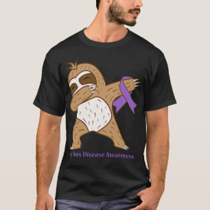 Morbus Crohn's Disease Awareness Ribbon Dabbing Sl T-Shirt